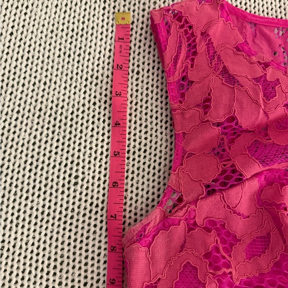 Lilly Pulitzer Pink Lace Mini Dress - Picture 9 of 9